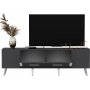Detas mediabnk - Antracit/silver