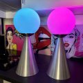 Kundbild Gondol bordslampa - Silver/vit