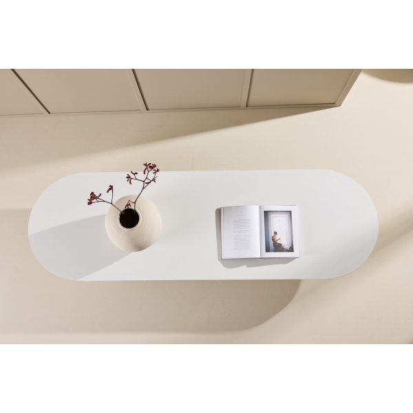 Narvik soffbord 190 x 60 cm - Beige sintrad sten