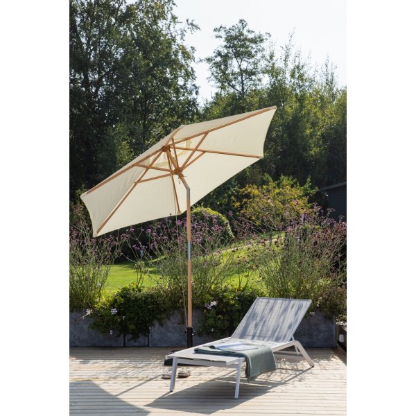 Corypho parasoll - Natur/Vit Corypho parasoll - Natur/Vit