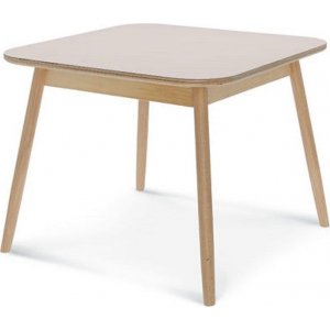 Nino barnmatbord 67 x 67 cm - Naturlig bok - Barnbord och stolar, Barnmöbler