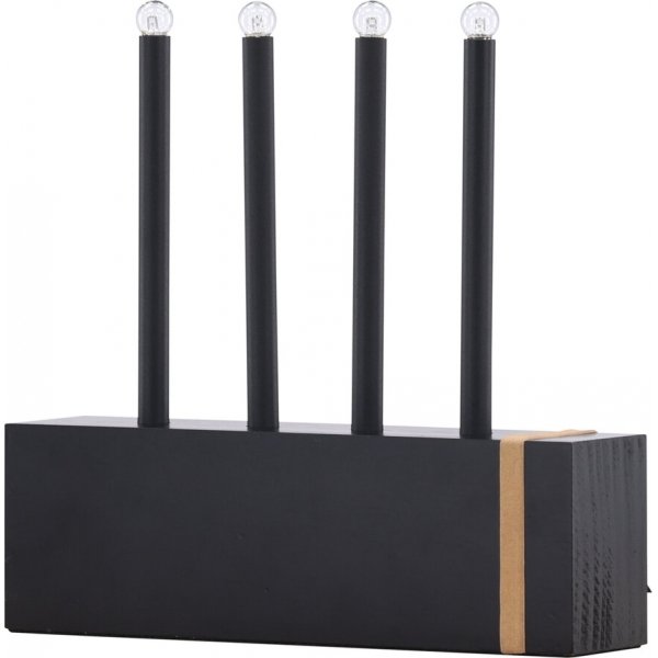 Fjällberget ljusstake - Svart/Guld Fjällberget ljusstake - Svart/Guld