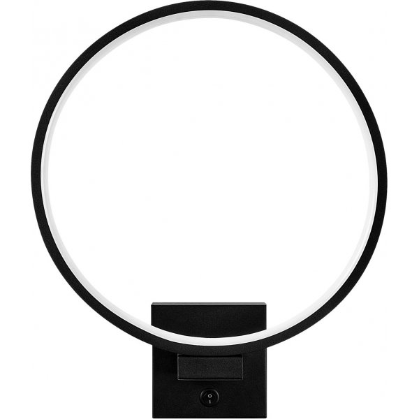 Haldur wandlamp ring - Zwart