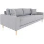 Lido 3-sits soffa - Ljusgr