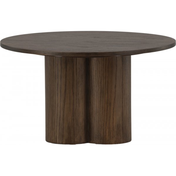 Table basse Ø80 cm en daim - Olivia Table basse Ø80 cm en daim - Olivia