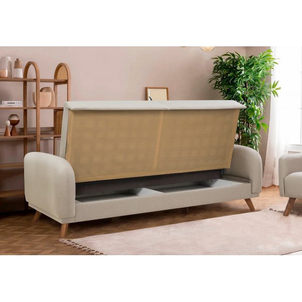 Canapé-lit Kronos 3 places Crème Canapé-lit Kronos 3 places Crème