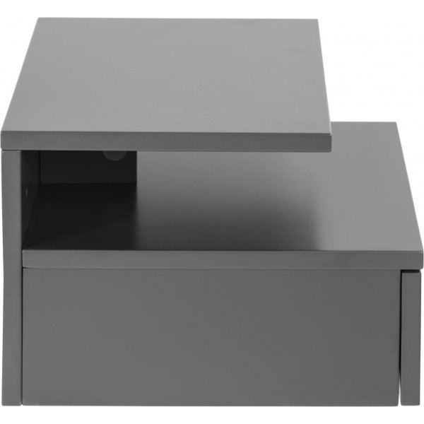 Ashlan vägghängt sängbord 35 x 32 cm - Grå Ashlan vägghängt sängbord 35 x 32 cm - Grå