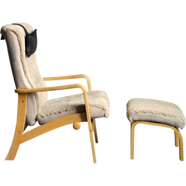Åre fåtölj i fårskinn - Beige fårskinn Åre fåtölj i fårskinn - Beige fårskinn