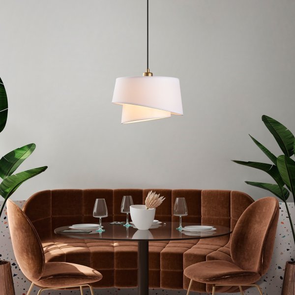 Stage taklampa 32 cm - Vit