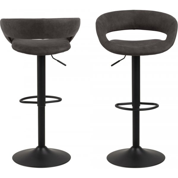 Tabouret de bar Grace 104 cm - Anthracite/noir Tabouret de bar Grace 104 cm - Anthracite/noir