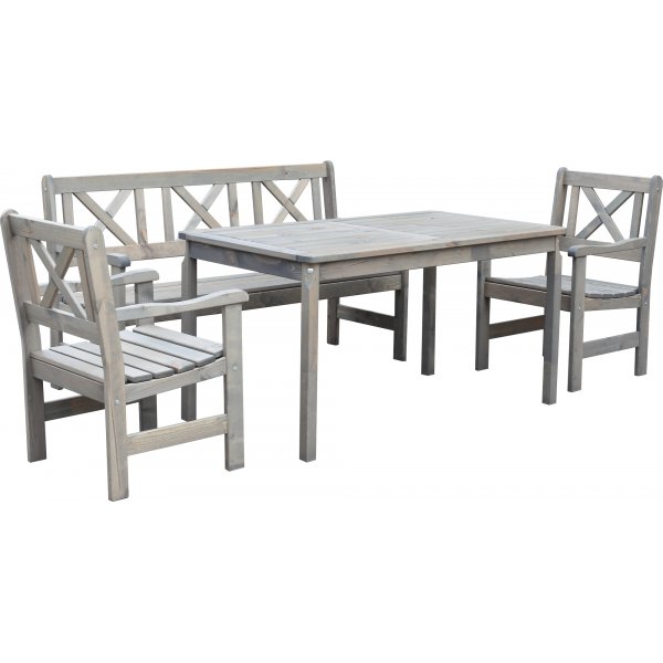 Soffgrupp Europe - Klassisk grå + Textilrengöring för möbler Soffgrupp Europe - Klassisk grå + Textilrengöring för möbler