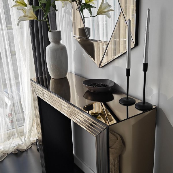 Triono comforttafel 91 x 30 cm - Brons