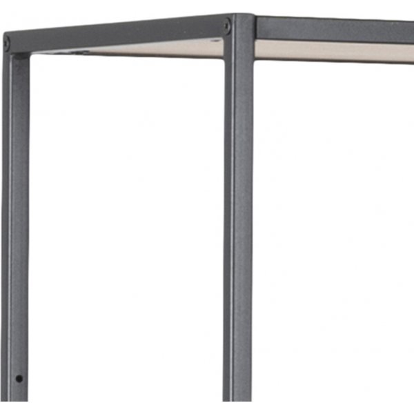 Bibliothèque Seaford 114x185 cm - Chêne/noir Bibliothèque Seaford 114x185 cm - Chêne/noir