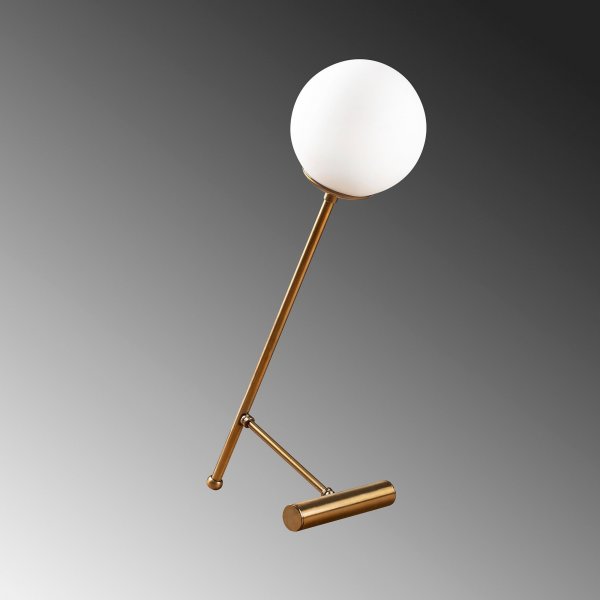 Lampe de table Golf opale - Vintage Lampe de table Golf opale - Vintage