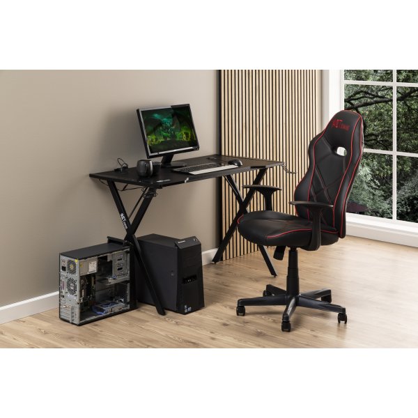 Bureau Elie | table d'ordinateur - Gris (120 cm) Bureau Elie | table d'ordinateur - Gris (120 cm)