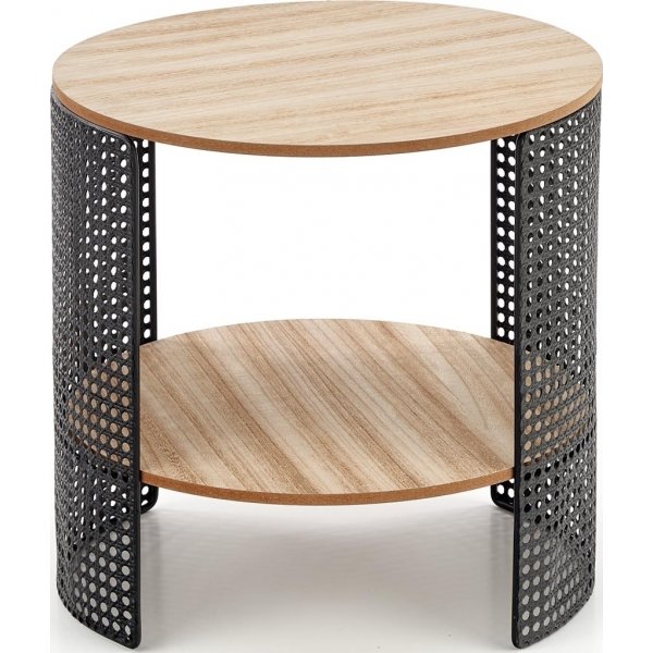 Table basse Trafica 41 cm - Beige/noir