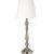 Lampe  poser Thrse - Blanc cass/argent antique - 51 cm