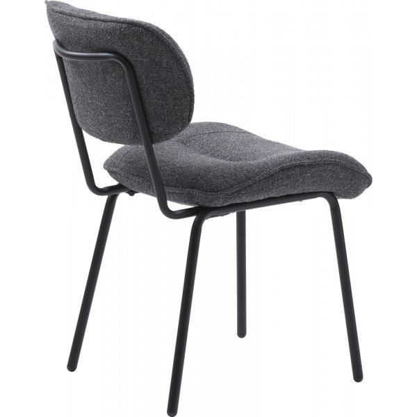 Chaise de salle à manger Bison - Gris foncé Chaise de salle à manger Bison - Gris foncé