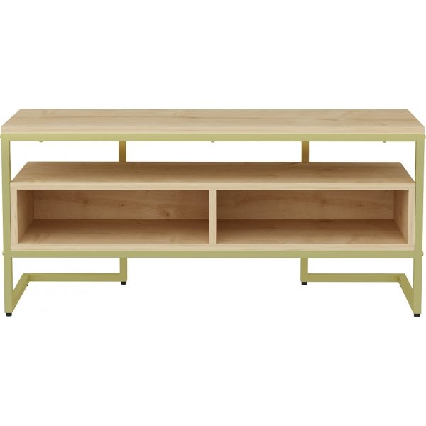 Banc multimédia Merrion - Doré/chêne Banc multimédia Merrion - Doré/chêne