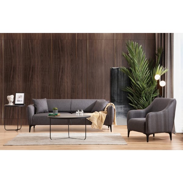 Belissimo 3-sits soffa - Mörkgrå Belissimo 3-sits soffa - Mörkgrå