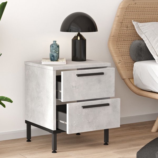 Luvio s�ngbord 24 - Silver/svart