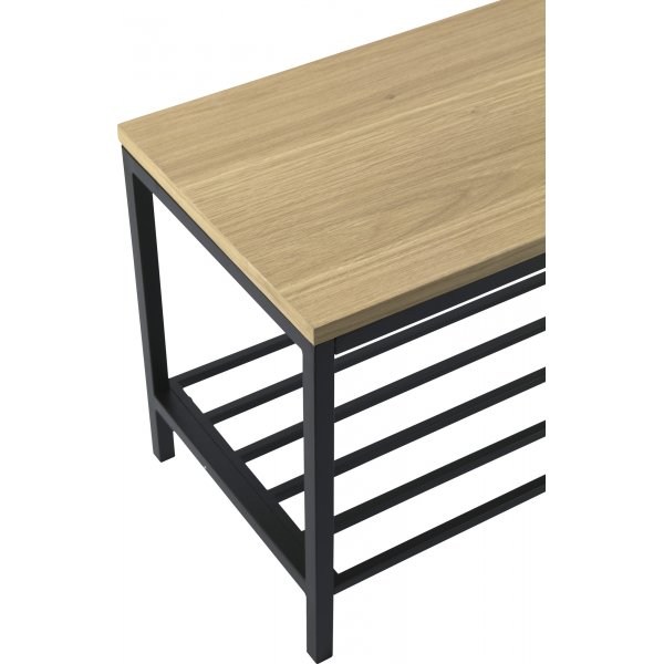 Sigurd schoenenrek - Eiken/zwart