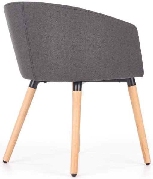 Vester matstol - Mörkgrå (Tyg) / Trä Vester matstol - Mörkgrå (Tyg) / Trä
