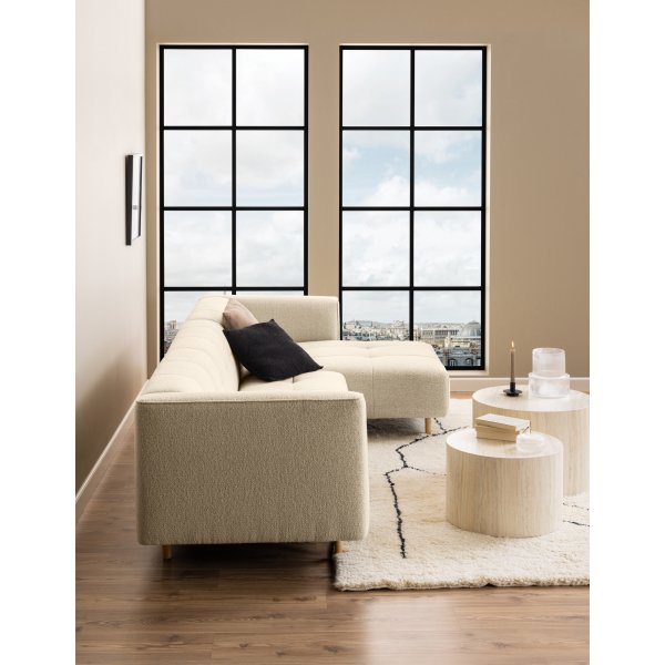 Table basse Dice Ø50/58 cm - Beige Table basse Dice Ø50/58 cm - Beige