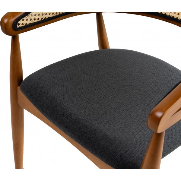 Limburg frame stoel - Eiken/zwart Limburg frame stoel - Eiken/zwart