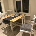 Kundbild Linköping Pinnstol - Vit: Jättefina rejäla stolar