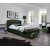 Cadre de lit Binta 160x200 cm vert avec rangement