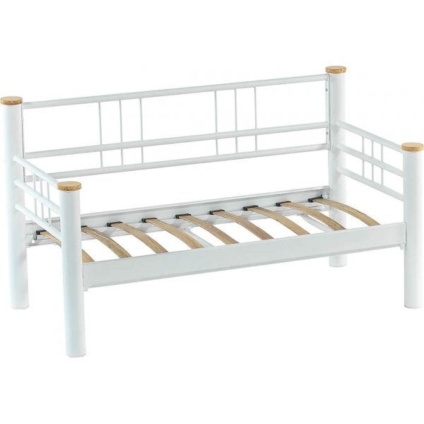 Canapé d'extérieur 2 places Kappis - Blanc/vert + Détachant pour meubles Canapé d'extérieur 2 places Kappis - Blanc/vert + Détachant pour meubles