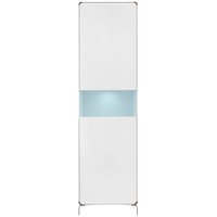 Livia skåp - Vit/Glas/Trä Livia skåp - Vit/Glas/Trä