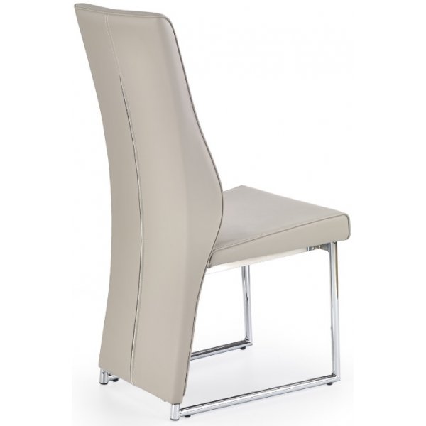 Stol Maximilian - Cappuccino/krom Stol Maximilian - Cappuccino/krom