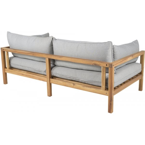 Marion 2-sits soffa - Grå/Natur Marion 2-sits soffa - Grå/Natur