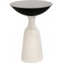 Chalice sidobord 56 cm - Vit/svart
