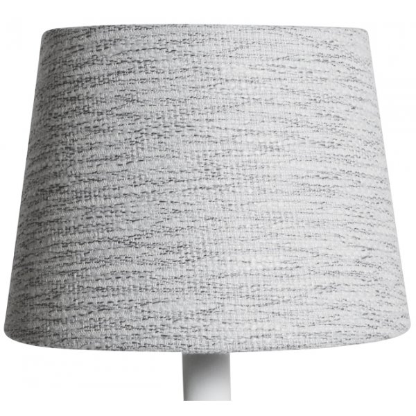 Rund lampskrm 16x20x15 cm - Ljus (grovt linne)