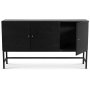 Carl sideboard med 3 drrar - Svartbetsad ask