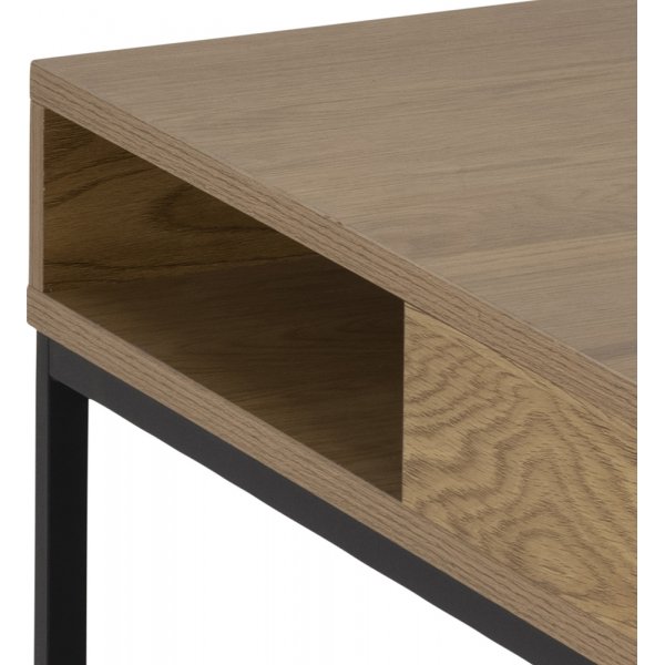 Table basse Willford 80 x 80 cm - Chêne/noir Table basse Willford 80 x 80 cm - Chêne/noir