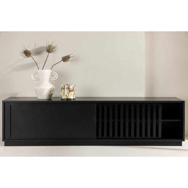 Lugo TV-bnk - Svart