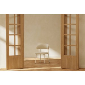 Matstol Lillholmen i beige boucl�