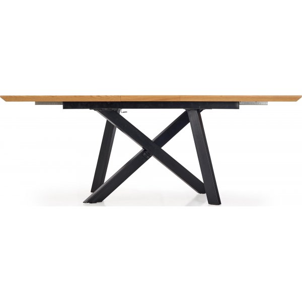 Table  manger Errol 160-200cm - Chne/noir