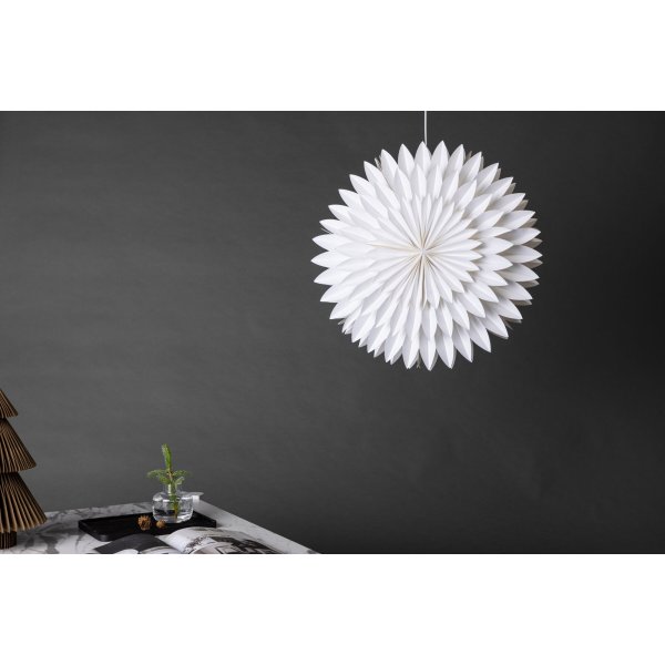 Storlien adventssjrna 60 cm - Vit