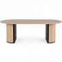 Kksbord 200x90 cm Whitewash ek - Bianca