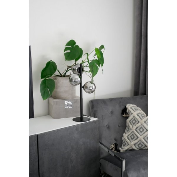 Molekyl bordslampa - Svart/rkgr
