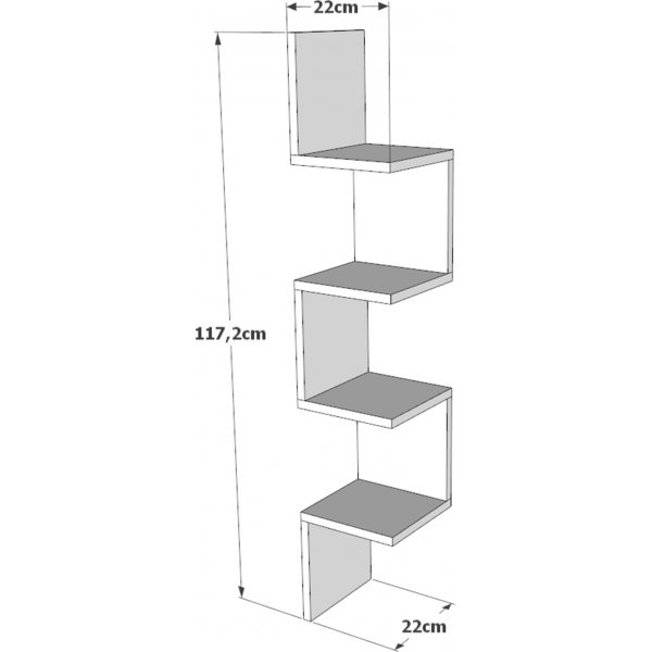Wonder wandplank - Grenen Wonder wandplank - Grenen