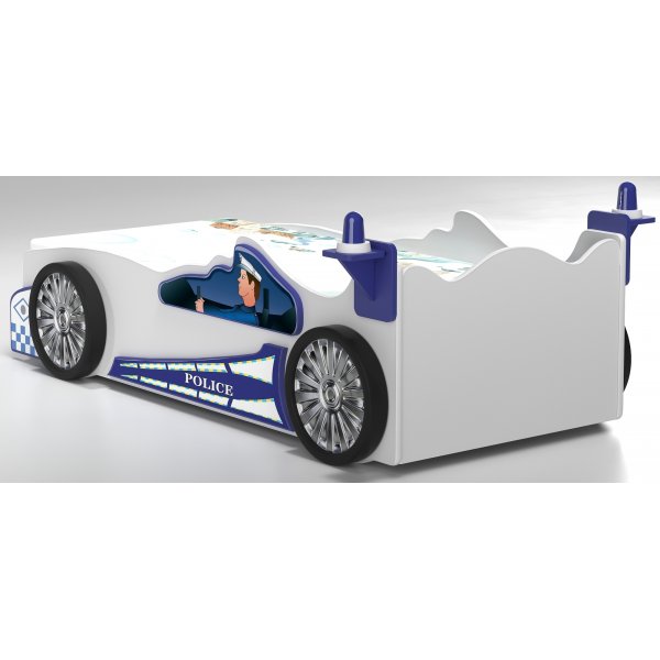 Polisbil barnsng - 90 x 200 cm