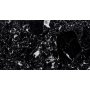Carrera soffbord 120 cm - Svart marmor/stl