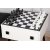 Chesso schackbord 50 x 50 cm - Vit/svart