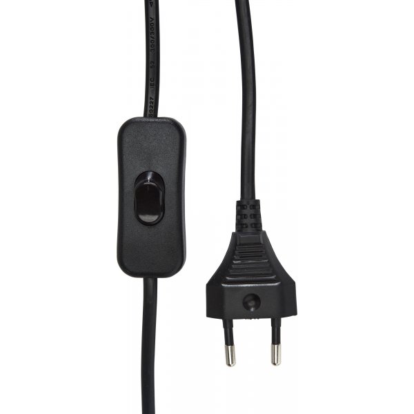 August raamlamp - Helder glas/zwart - 25 cm